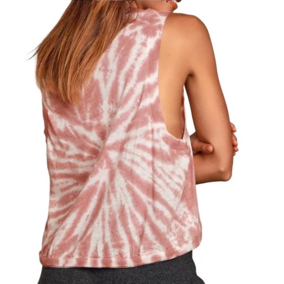 NEW Free People Movement Love Tank Top Tie Dye Fireside Pink Size XS NWT - Picture 2 of 11
